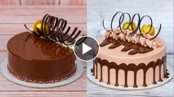 Top 10 Fancy Cake Decorating IDeas | Amazing Chocolate Birthday Cake Tutorial For Beginners